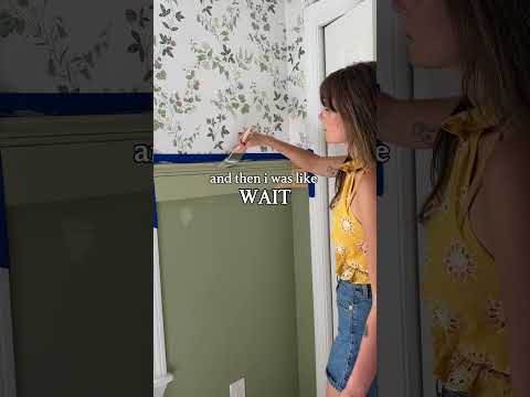 grandmacore stan over here #wallpaper #painting #boardandbatten #diy #carpentry