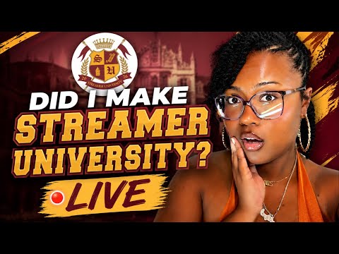 STREAMER UNIVERSITY LIVE 2026!!!