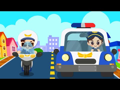 La Canción del Policía👮🏻‍♂️👮🏻‍♀️🚔🚨 | Canciones Infantiles | Lotty Friends Español