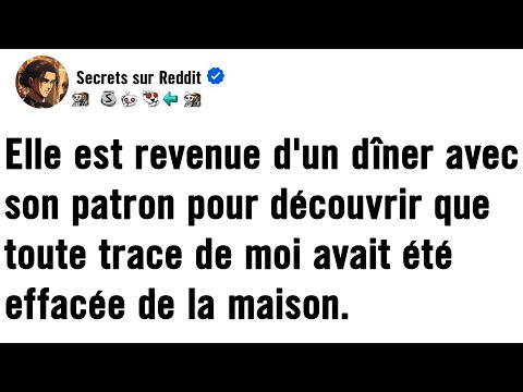 Elle est rentrée de son dîner avec son patron pour me trouver parti et découvrir que notre vie avait
