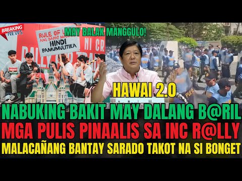 MALACAÑANG BANTAY SARADO NA! MAY TATAKAS NA NG BANSA? @RMADONG PULIS PINAALIS SA R@LLY NG INC