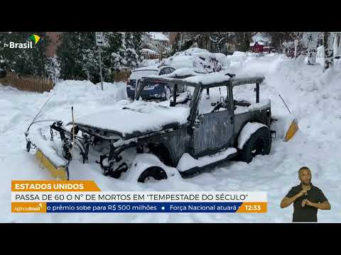 Passa para 60 número de mortos em tempestade de neve