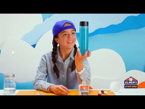 Sensory Bottle with Elmer's