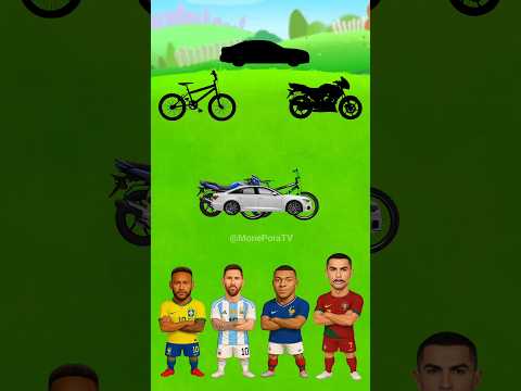 Cycle Car or Bike – Which Player Chooses Correctly? | #shorts#footballcomedy