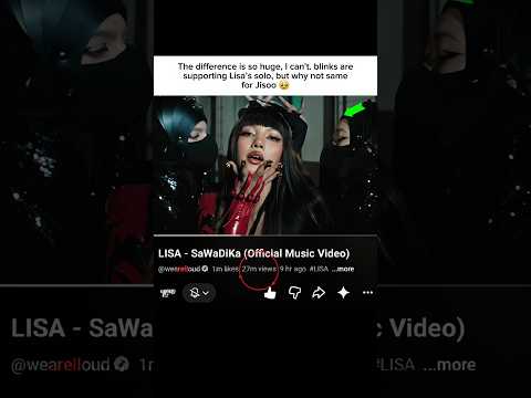 Jisoo deserves <strong>some</strong> support too 😭 #jisoo #지수 #lisa #리사 #blackpink #블랙핑크