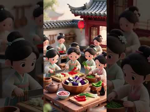 Little people are making eggplant curry #eggplant #eggplantrecipe #vegetables #food #trending