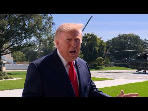 President Trump Gaggles with Press Upon Departure from the White House
