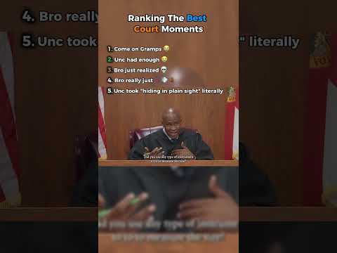 Ranking The Best Court Moments #ranking #shorts