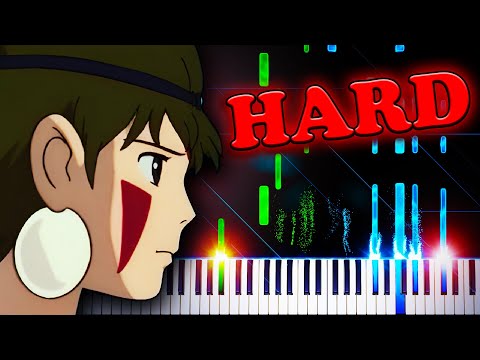 Joe Hisaishi - Ashitaka and San - Piano Tutorial