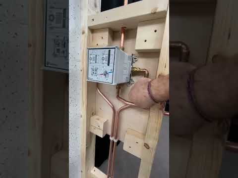 3 tips how to install concealed shower valve on timber frame #Shorts