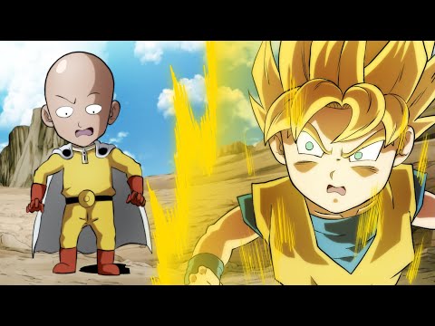 GOKU VS SAITAMA Version DRAGON BALL DAIMA  I FAN ANIMATION I