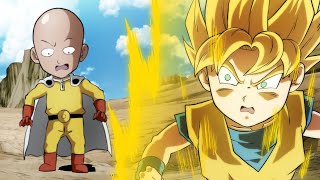 GOKU VS SAITAMA Version DRAGON BALL DAIMA  I FAN ANIMATION I