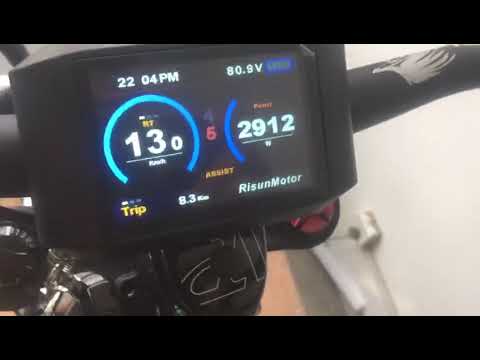 RisunMotor fastest ebike in the world, hit 130km/h very easily! Will catch Tesla soon!