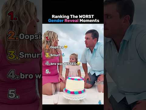 Ranking The WORST Gender Reveal Moments 😭🎈