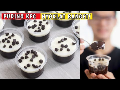 Resep Puding KFC + Vla | Nyoklat banget !