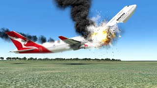🔴LIVE Pilot ERROR Causes CRASH! | Boeing 747 Hard Landing X-PLANE 11