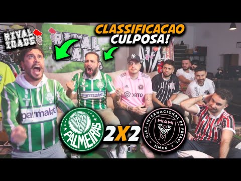 React Palmeiras 2x2 Inter Miami | Melhores momentos | Gols | Libertadores