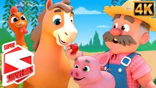 Farmer in the Dell Song 🐑 Animal Friends & Learning for Children