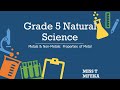 Properties and Experiments with Metals