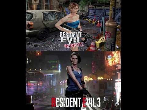 Resident Evil 3 Original vs Remake Characters Comparison