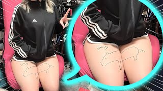 【奇跡を起こせ！】太ももにブタを書いて揺らして命を宿らせよう‼️‼️‼️‼️【べあもりゆるも / beamoriyurumo】