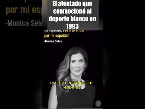 😱En 1993, Mónica Seles fue apuñalada en pleno partido, cambiando su carrera y la historia del tenis🎾
