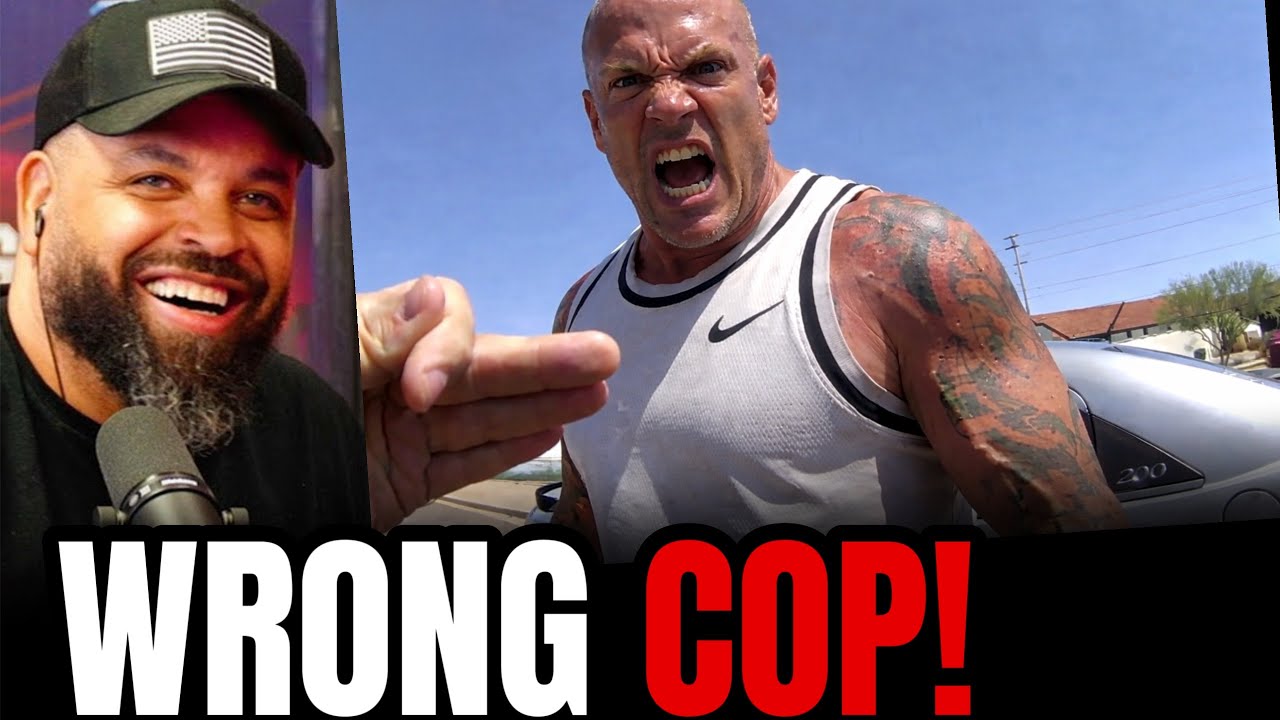 Bodybuilder Squares Up to Cop⦠Big Mistake