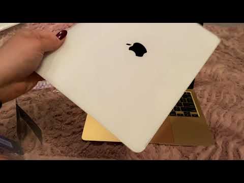 Gold MacBook Air 2020 ASMR Unboxing & Case Unboxing