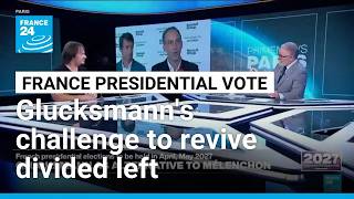 YouTube video thumbnail: French Presidential Hopeful Glucksmann Says 'Battle Begins' to Revive Divided Left