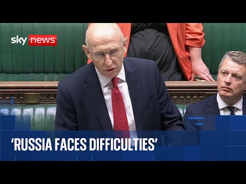 Defence Secretary gives update on Ukraine