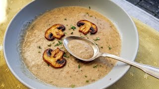 Der Herbst wird lecker! Champignon-Parmesan-Suppe 🍲