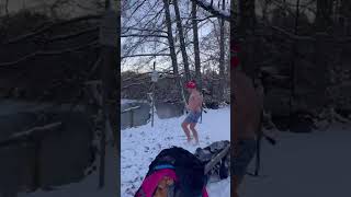 Running into 2026 #iceswimming #jesussavesbro