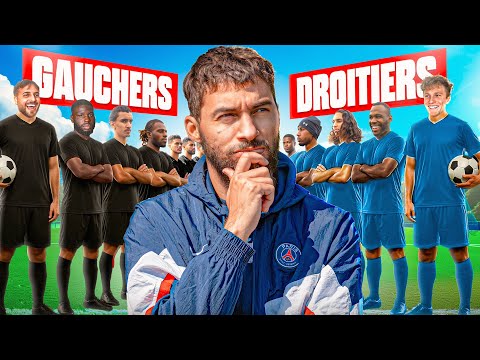 11 GAUCHERS vs 11 DROITIERS !  (J’organise un match pour savoir qui sont les plus fort au foot)