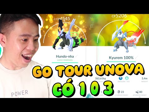 Siêu Nhân Phẩm Khi Săn Black Kyurem và White Kyurem GO Tour Unova | Pokemon GO