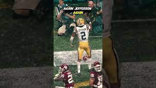 Oh Justin Jefferson You're A Bad Man #collegefootball #football #lsu #sports #shorts