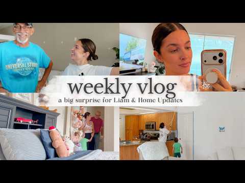 A big surprise for Liam, Larry & Mindy Chats & Home Updates
