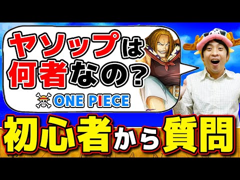 【 ワンピース 】赤髪海賊団ヤソップってとんでもない人物…!? ワンピ初心者の星さんの疑問に答えてみた結果…！ONE PIECE