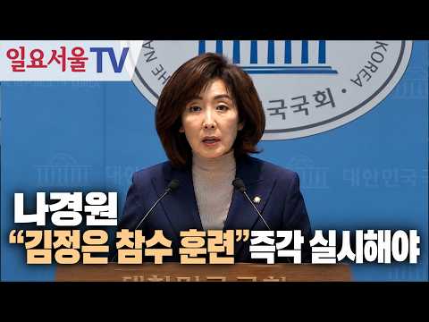 나경원 "김정은 참수 훈련 <strong>즉각</strong> 실시해야"