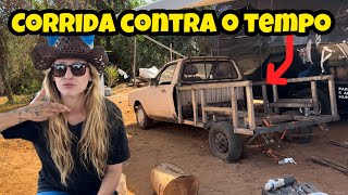 Vai dar tempo de terminar a #pampa antes da viagem? rotina no #camping Livre como vento #viajantes 