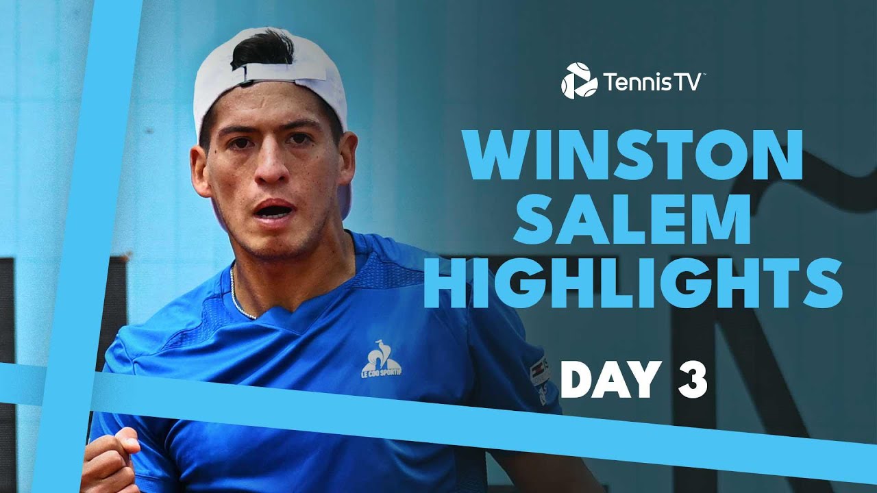 Baez Battles Coric; Cerundolo & Eubanks Feature | Winston-Salem 2024 Day 3 Highlights