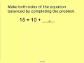 Understanding Equations and Balancing Scales