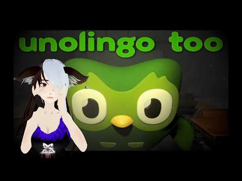 Spooked Floof VTuber Plays Unolingo Too