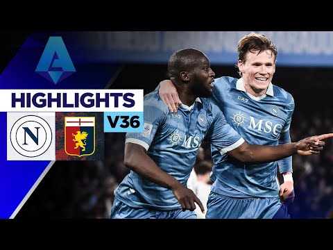 NAPOLI vs GENOA | Đẳng cấp Lukaku, Mctominay chói sáng đưa Napoli đến gần Scudetto | Serie A 24/25