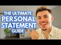 Crafting an Effective Personal Statement