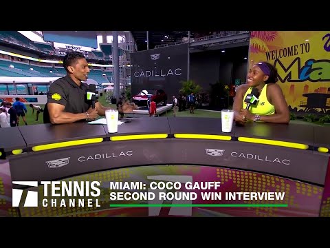 Coco Gauff on Rain Delays and Escape Rooms | Miami 2R