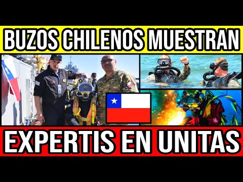 Buzos Chilenos Muestran EXPERTIS en UNITAS 🇨🇱 #Chile #Valparaiso #ViñaDelMar #BioBio #GranSantiago