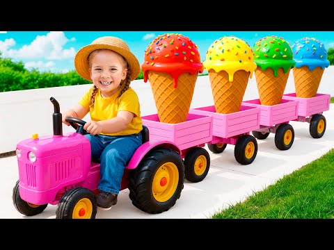 Eis-Lied mit Maya – Traktor-Fahrt und Turnen eins, zwei, drei