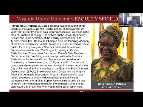 Faculty Spotlight | Reverend Dr. Patricia A. Gould-Champ