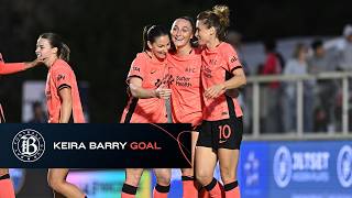 Bay FC goal by Keira Barry against North Carolina Courage