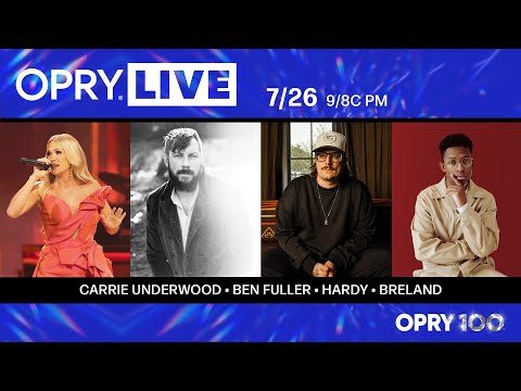 Opry Live - Carrie Underwood, Ben Fuller, HARDY, and BRELAND